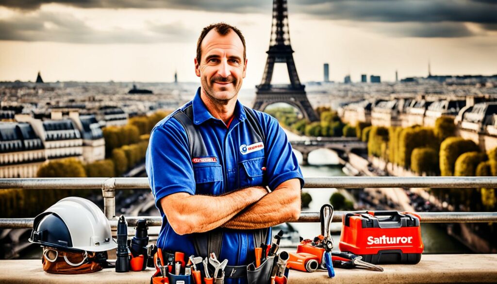 Professional plumber Paris